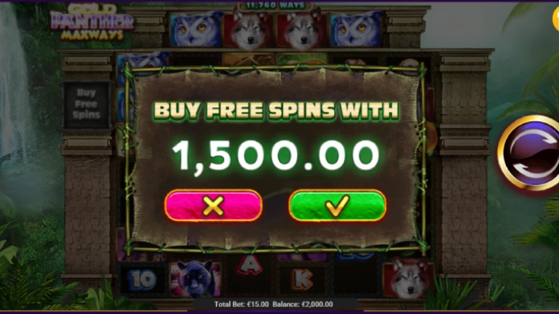 Buy Free Spins - Gold Panther Maxways