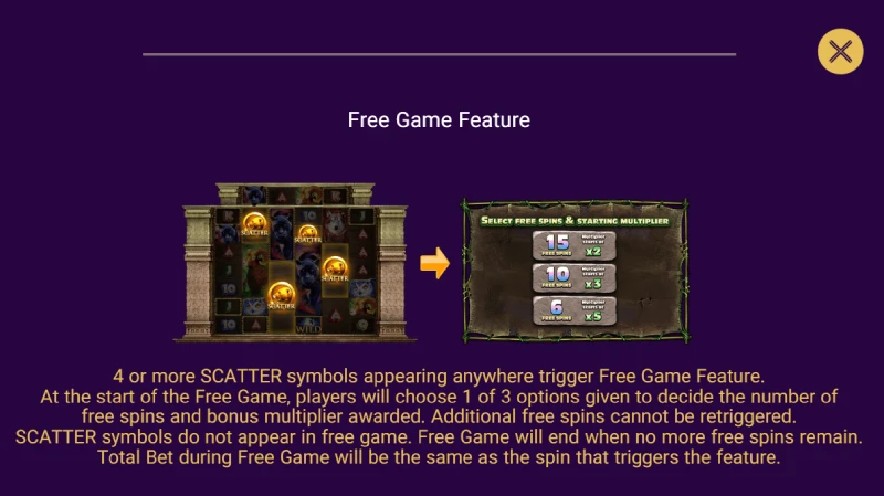 Free Spins - Gold Panther Maxways