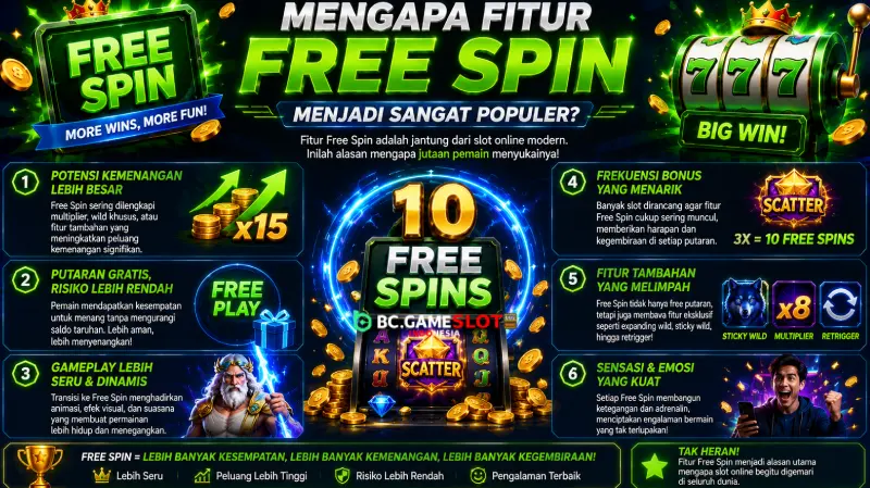 Mengapa Fitur Free Spin Menjadi Sangat Populer