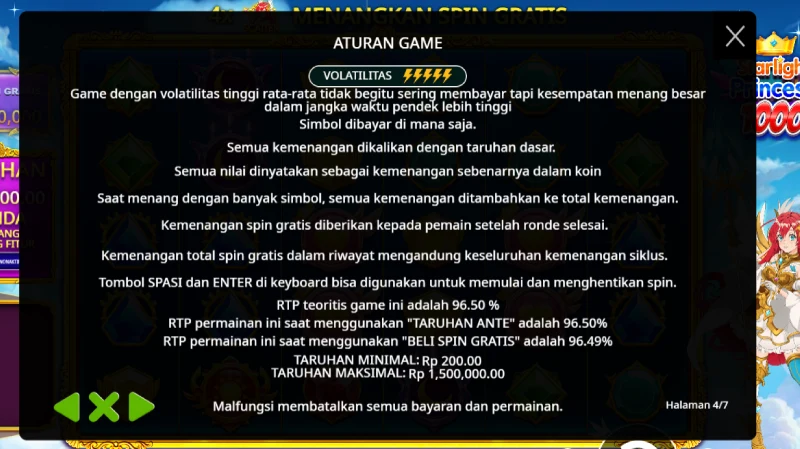 RTP dan Volatilitas Mengapa Game Ini Terasa Sangat Fluktuatif - Starlight Princess 1000