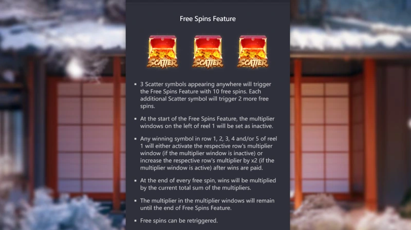 Fitur Free Spin Geisha’s Revenge