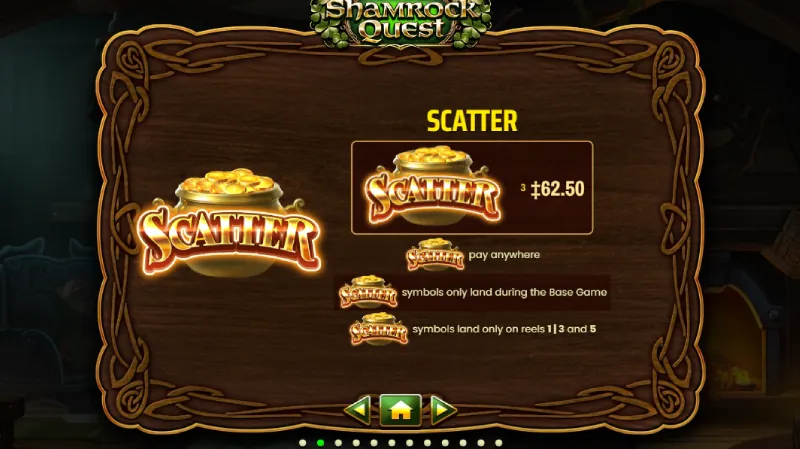 Simbol Scatter Shamrock Quest