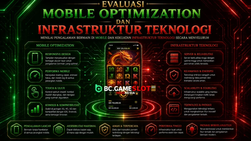 Evaluasi Mobile Optimization dan Infrastruktur Teknologi
