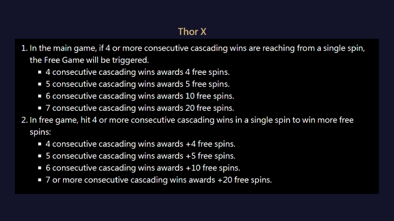 Fitur Bonus Thor X