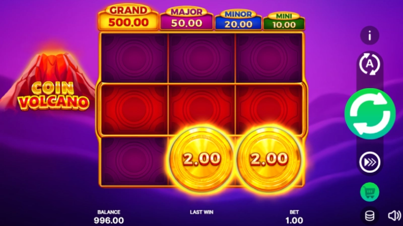 Gambaran Umum Gameplay Coin Volcano Hold and Win