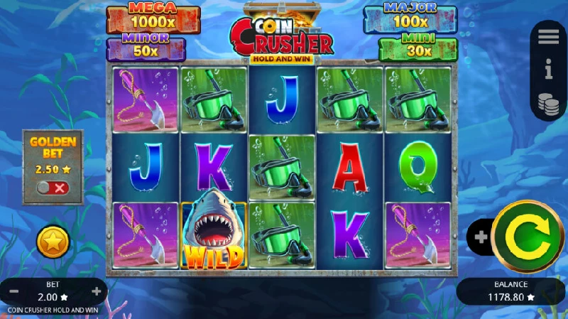 Gameplay Coin Crusher Hold and Win