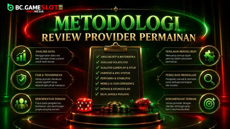 Metodologi Review Provider Permainan di BC Game