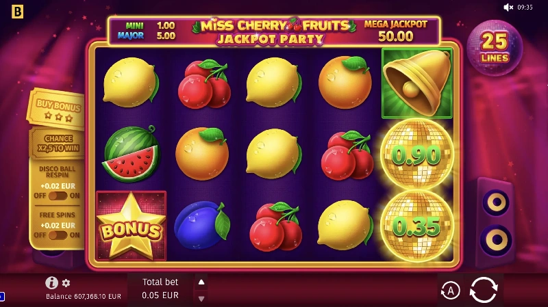Gambaran Umum Gameplay Miss Cherry Fruits Jackpot Party