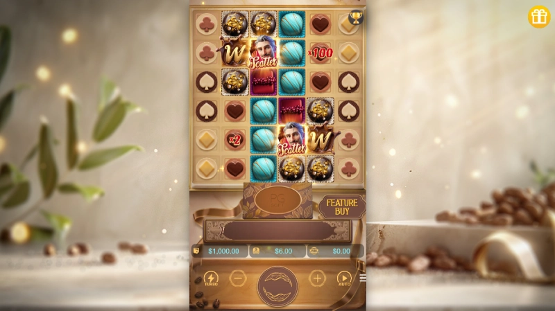 Gameplay Chocolate Deluxe Grid 6x6 dengan Sistem Cluster Pays