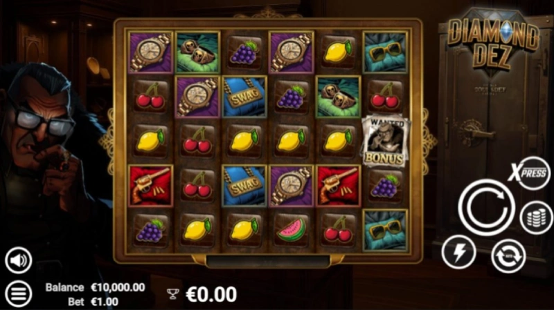 Gameplay Diamond Dez Grid 6×5 dengan Sistem Pay Anywhere