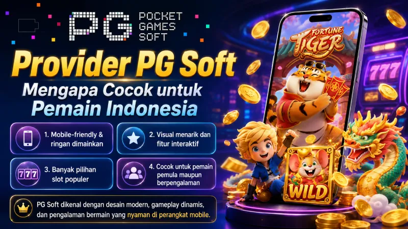 Provider PG Soft - Mengapa Cocok untuk Pemain Indonesia