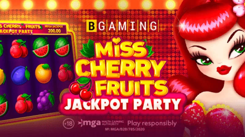 Review Miss Cherry Fruits Jackpot Party Slot Buah BGaming dengan Disco Ball Respin
