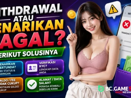 Withdrawal atau Penarikan di BC Game Gagal? Berikut Solusinya