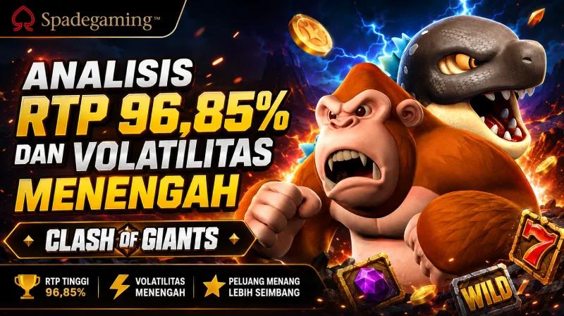 Analisis RTP 96,85% dan Volatilitas Menengah Clash of the Giants