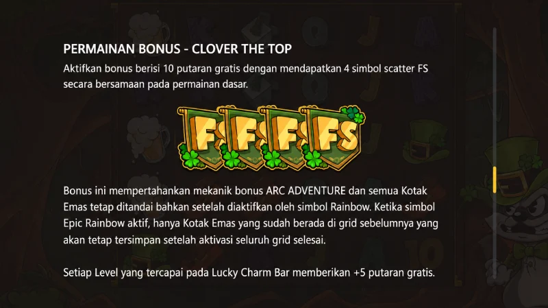 Bonus Clover on the Top Le Prechaun