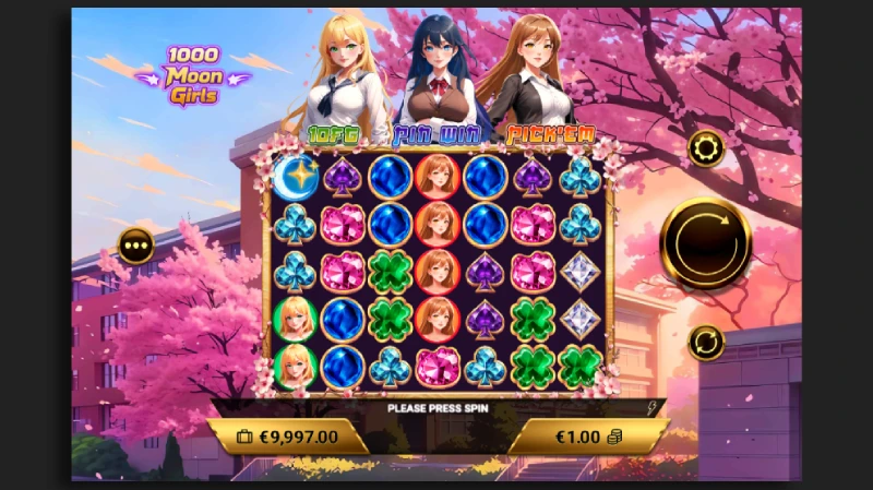 Cara Bermain 1000 Moon Girls