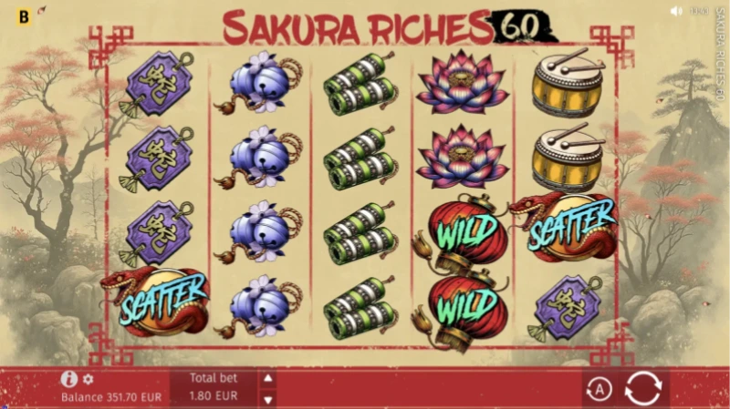 Cara Bermain Sakura Riches 60