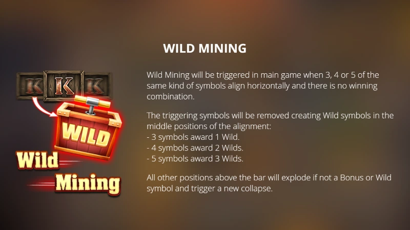 Fitur Wild Mining - Fire In The Hole xBomb DX8