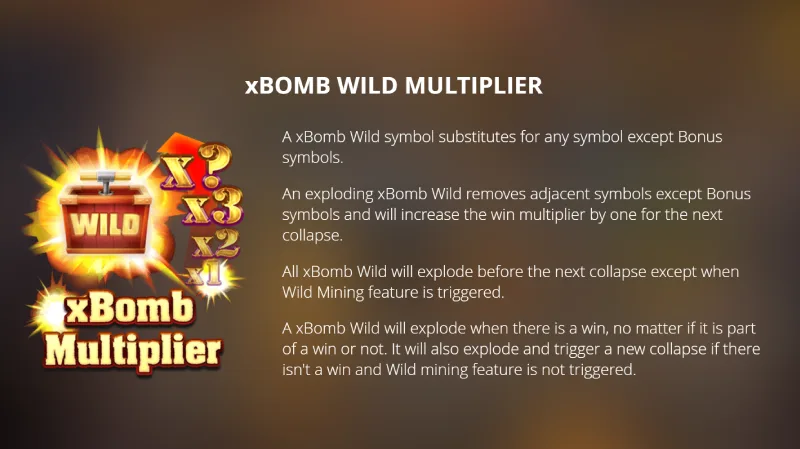 Fitur xBomb Wild dan Pengganda Global - Fire In The Hole xBomb DX8