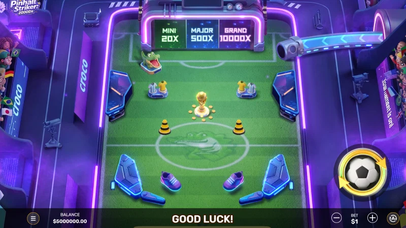 Gameplay Pinball Striker 20000x