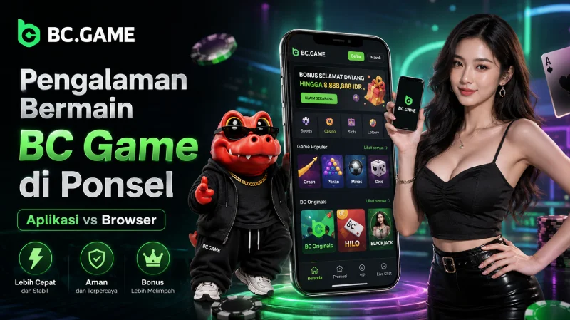 Pengalaman Bermain BC Game di Ponsel - Aplikasi vs Browser, Mana yang Terbaik untuk Anda