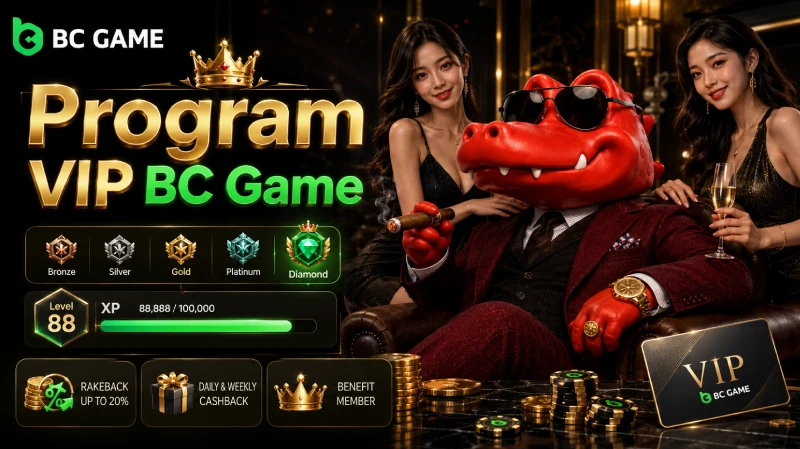 Program VIP BC Game: Level, XP, Rakeback dan Benefit Member