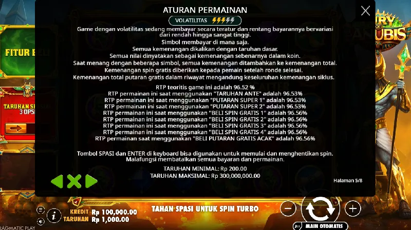 RTP dan Volatilitas - Medium, Tapi Tetap Bisa Tajam