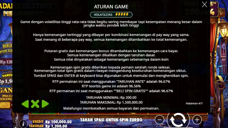 RTP dan Volatilitas Slot MDM