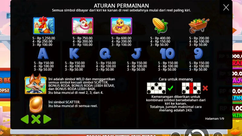 Simbol dan Fitur Better Barn House Bonanza