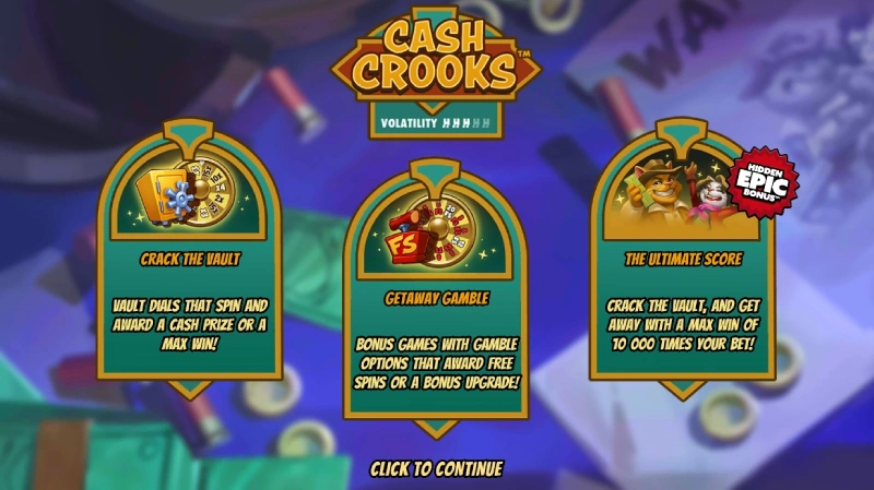 Bagaimana Cara Bermain Cash Crooks