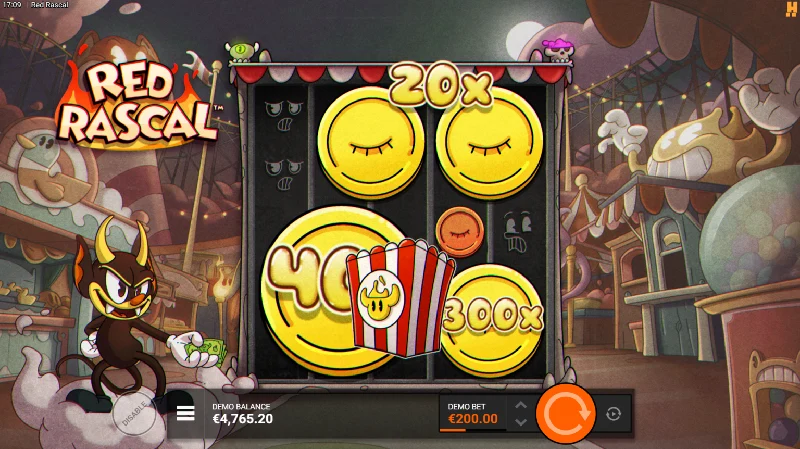Bonus Free Spins Red Rascal