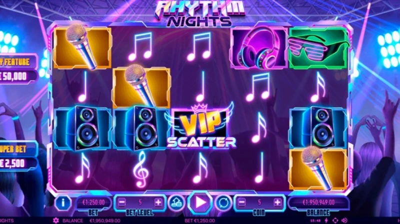 Demo Rhythm Nights dan Fungsi Slot Demo
