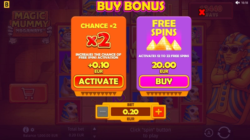 Fitur Utama Magic Mummy Megaways