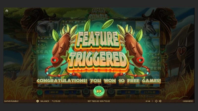 Free Games Safari Rumble Hingga 30 Putaran