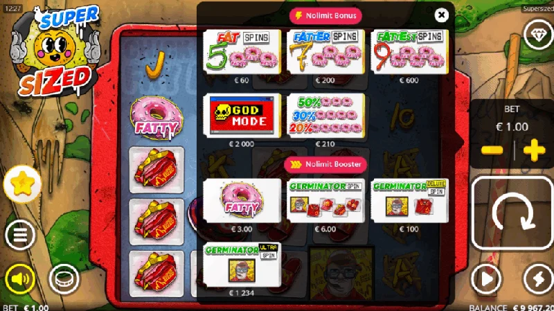 Fat Spins, Fatter Spins, dan Fattest Spins