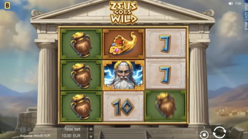 Gameplay Zeus Goes Wild Sederhana, tetapi Matematikanya Tidak Dangkal