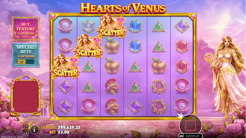 Multiplier Spot Mekanik Terpenting Hearts of Venus