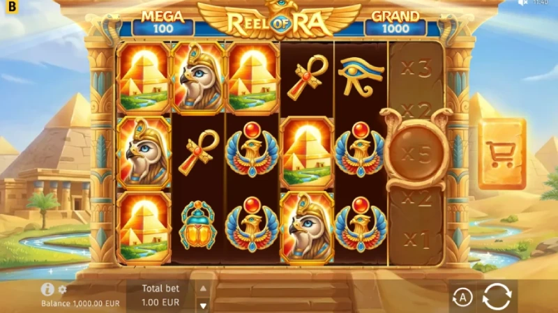 Bagaimana Gameplay Reel of Ra Bekerja